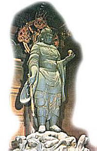 木造毘沙門天立像（国指定・彫刻）の画像