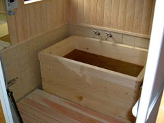 ヒノキ風呂の画像