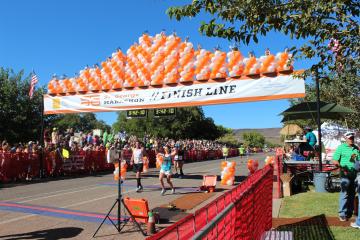 セントジョージマラソン　ゴール地点の様子