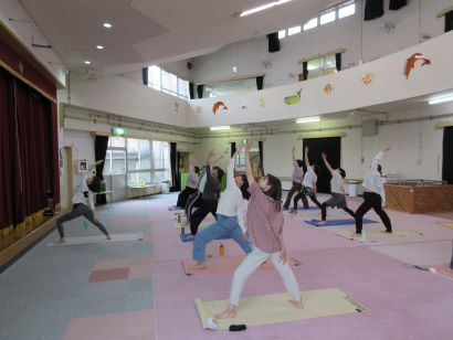 ヨガ教室の画像