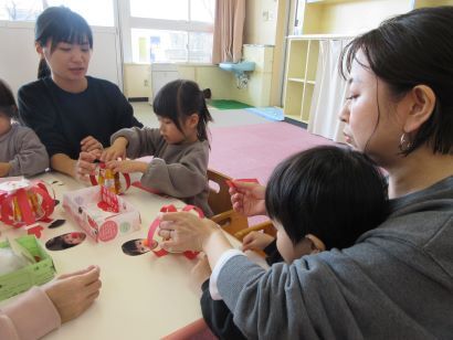 ころりんサンタさん制作の画像