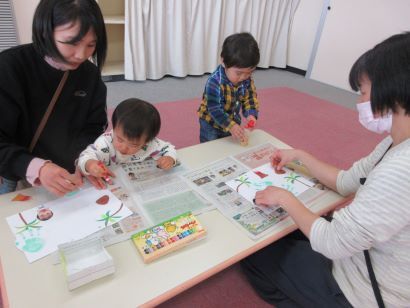 手形アート制作の画像