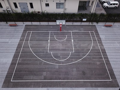 バスケットコートの画像