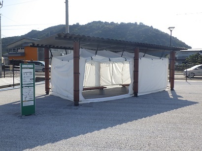 防災パーゴラの画像