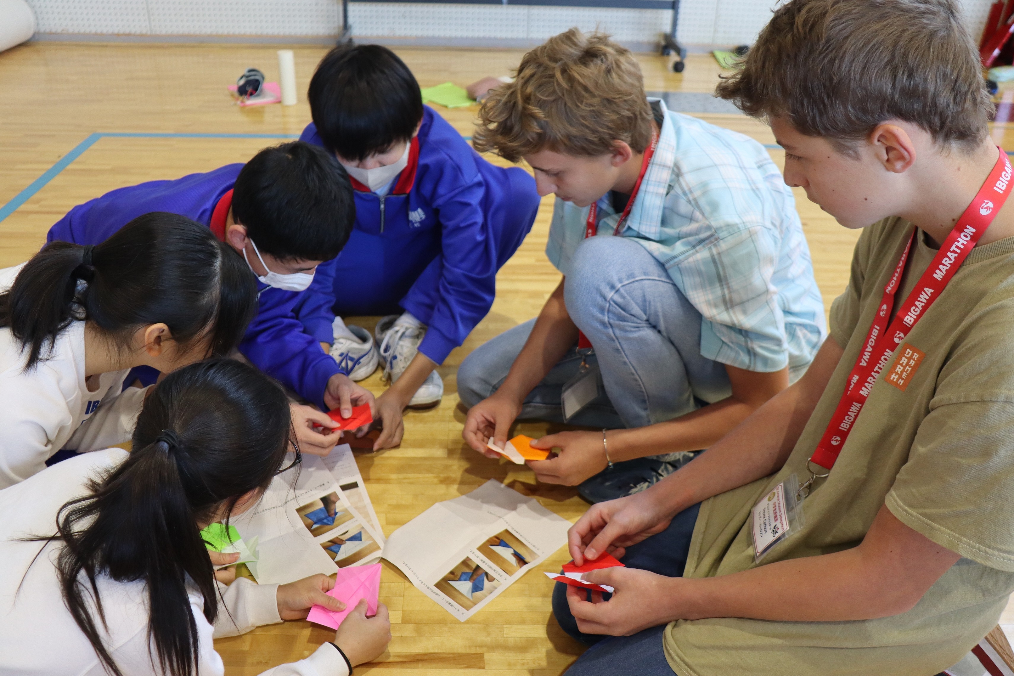 揖斐川中学校訪問の様子の画像