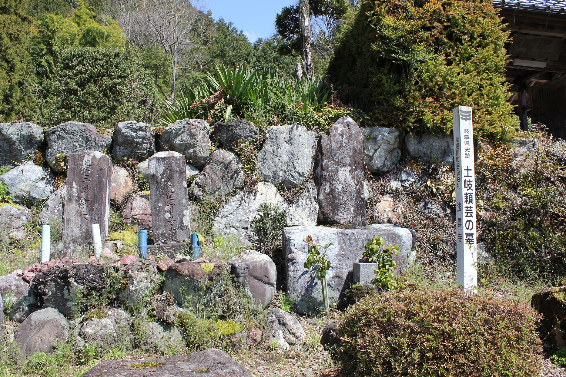 土岐頼芸の墓（県指定・史跡　法雲寺）の画像2