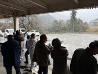 Lesson4の追い払い道具の試射の様子の写真1