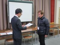 Lesson5の上級者認定の様子の写真