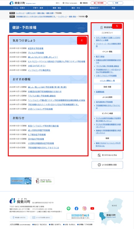 小分類のページ